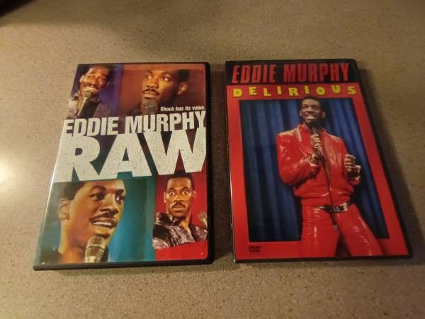 eddie murphy-raw & delirious stand up comedy dvd's