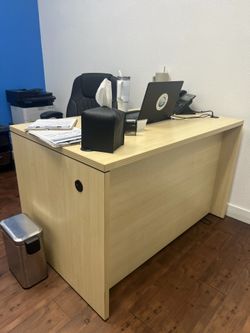 Light Wood Office Desk