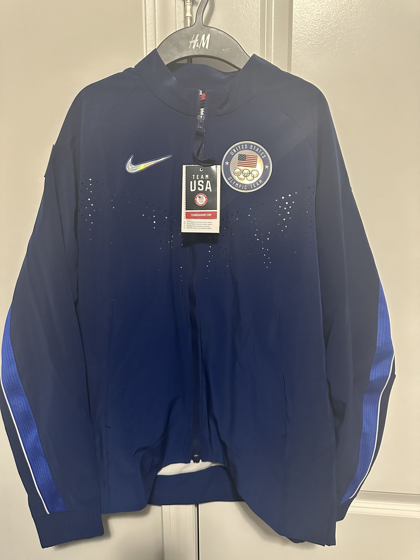 Team USA Nike Women's Jacket in Blue, Size: Small | DZ3572-492