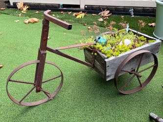 Two antique wagon (garden decor)