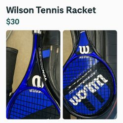 Wilson Enforcer Mid Plus Tennis Racket - Excellent Condition