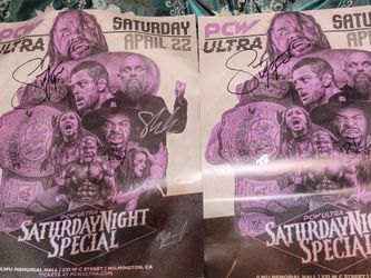 Jacob Fatu Signed Posters
