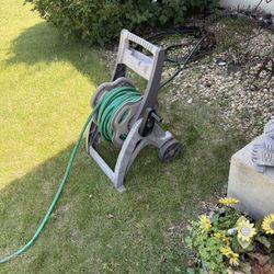 Plastic Hose Reel And Hose