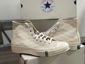 New Converse Kith x Chuck 70 High Natural Monogram Size 9.5 Men’s