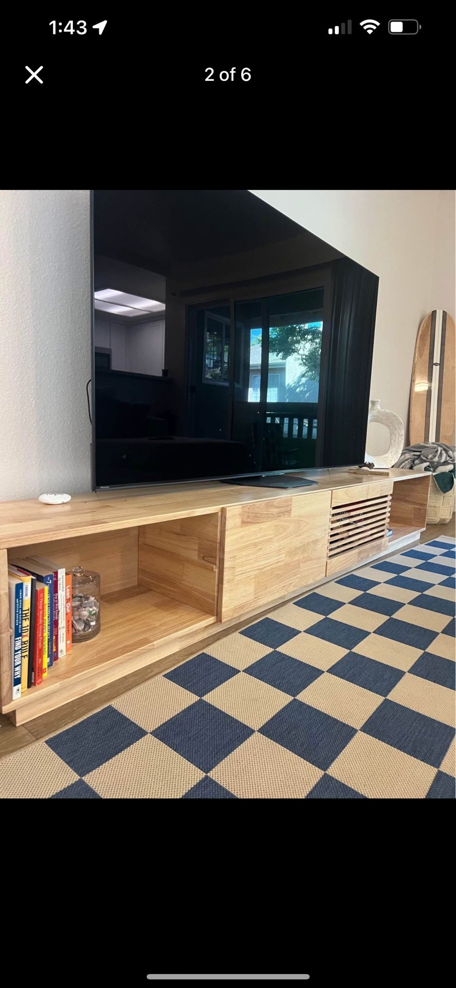 Modern Solid Wood TV Stand / Media Console