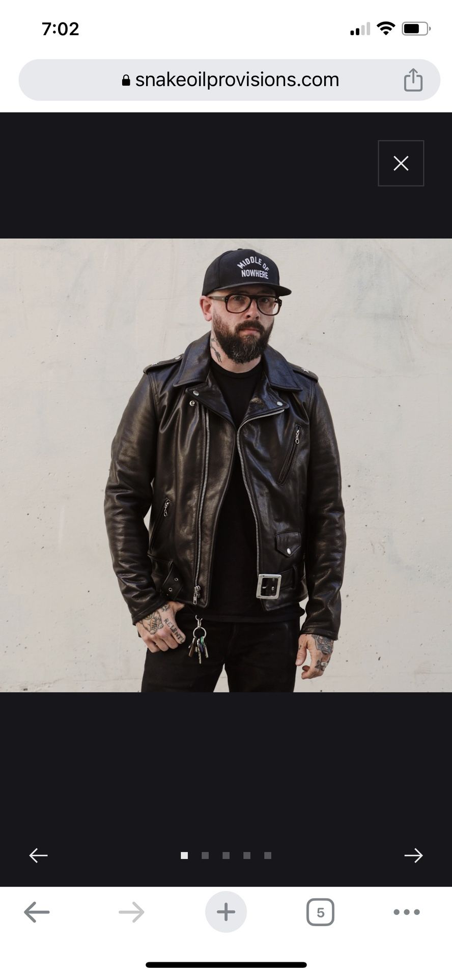 Schott Perfecto 519 Motorcycle Leather Jacket
