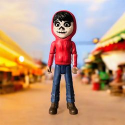 Disney Pixar Coco Miguel Rivera 7.5" Action Figure Mattel 2017 -Used