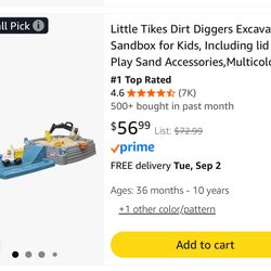 Little Tiles Sandbox Excavators 