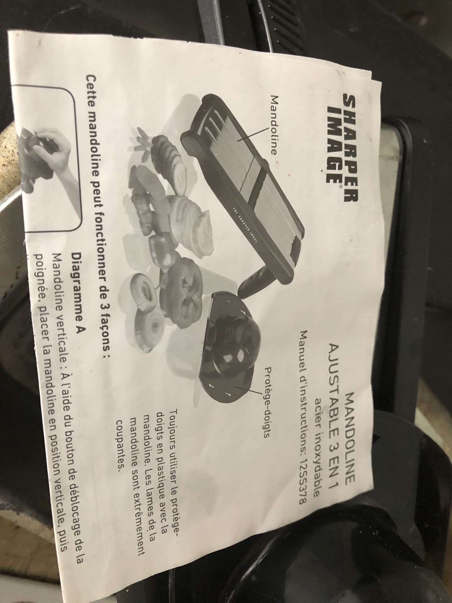 NEW Sharper Image kitchen food grater