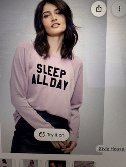 Wildfox Party Girl Sommers - Sleep All Sweatshirt 