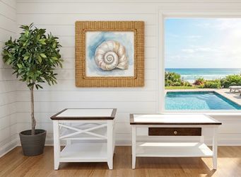 Coastal Modern Coffee Table End Table Set
