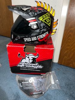 Speed & Strength helmet, black, size medium for sale!