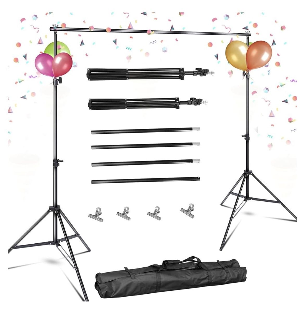 Party backdrop stand
