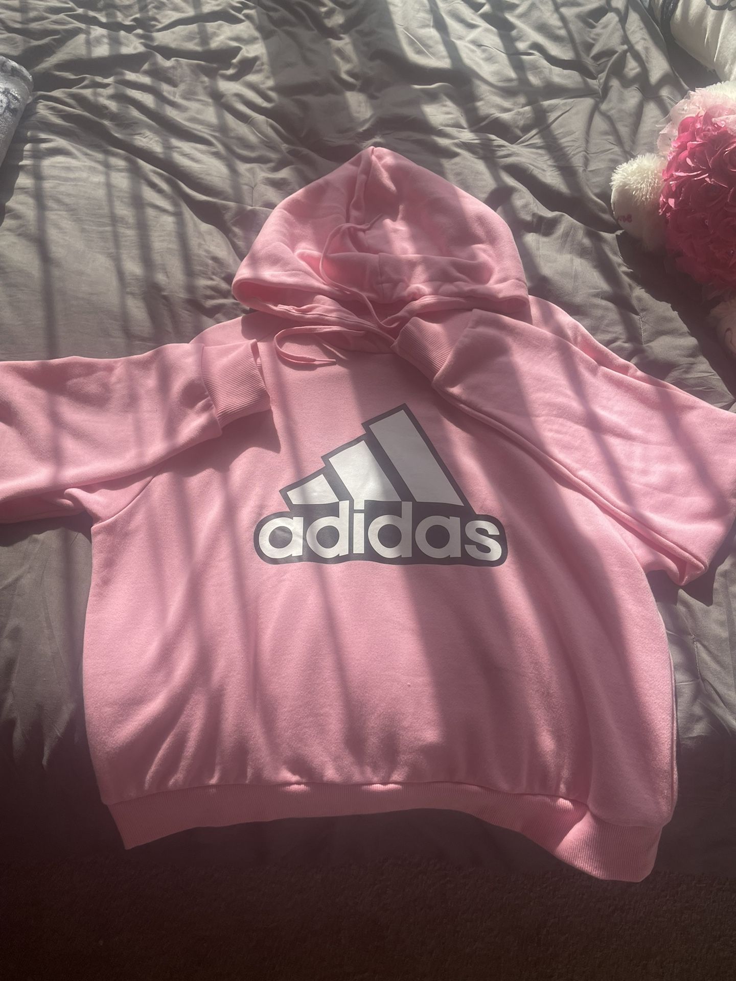 adidas hoodie women’s Pink