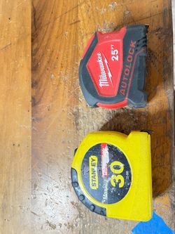 Two tape measures
