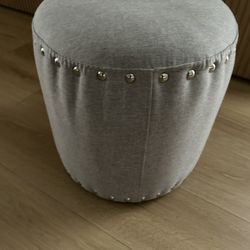 Ottoman Small Gray $25 OBO