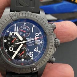 Breitling limited edition super avenger black steel