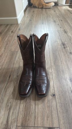 Ariat Brown Leather Western Cowboy Boots