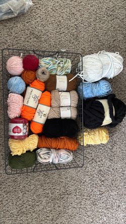 crochet supplies