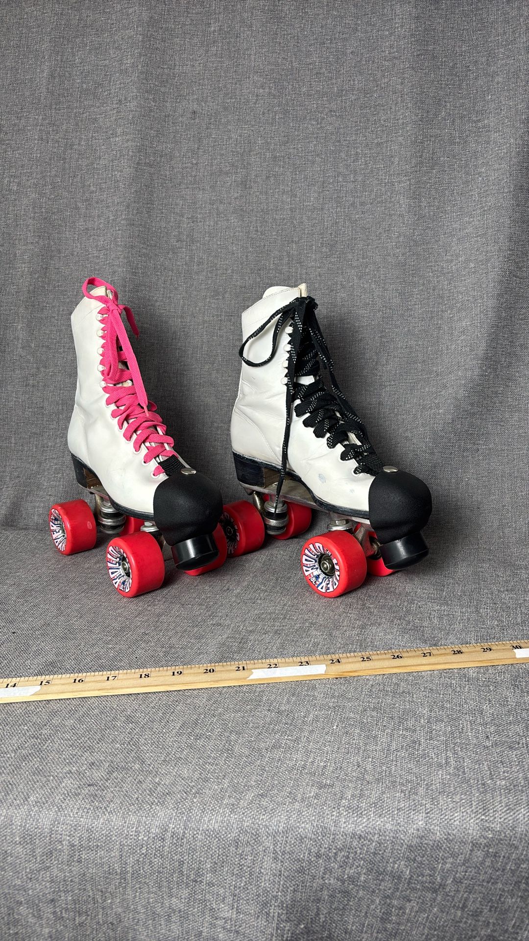 Leather Roller Skates By Sure Grip Super X 4 Women Size 7.5 8
