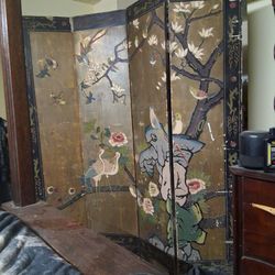 Chinese  Room Divider From Early 1900's Maybe Older 