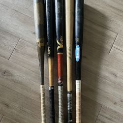 Baseball Bats 32” Wood And Bbcor