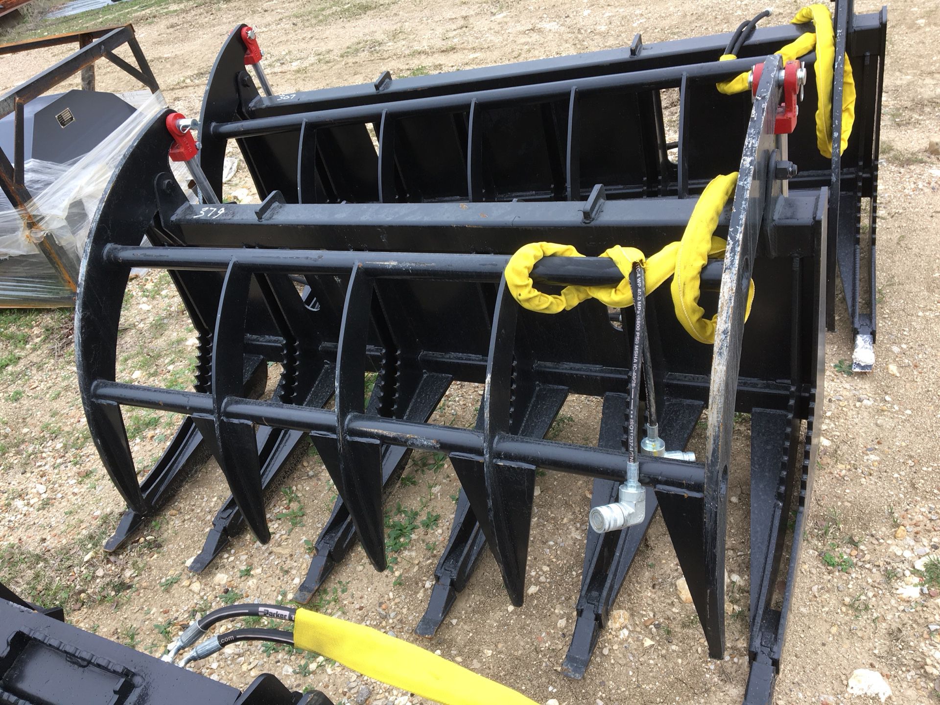 66” Skid Steer Root Rake or Root Grapple made in USA $995 ea . We also have many other skid steer attachments available in stock . We location in For