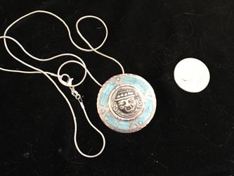 925 small Aztec pendant/pin