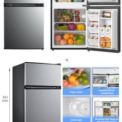 Mini Fridge With Freezer 