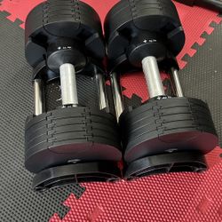 New pair of 50lb adjustable dumbbells Steel Weight Plates. New in box 📦 100lb in total. $350