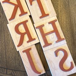 Stampin’Up! Letter Stamps