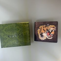 Gucci Black Tiger Wallet