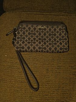 Coach Wristlet (Brown in color)