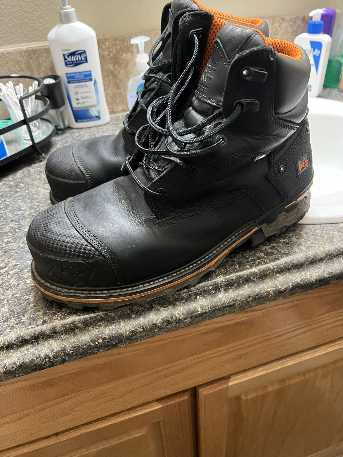 Work Boots. Timberlands And Redwing
