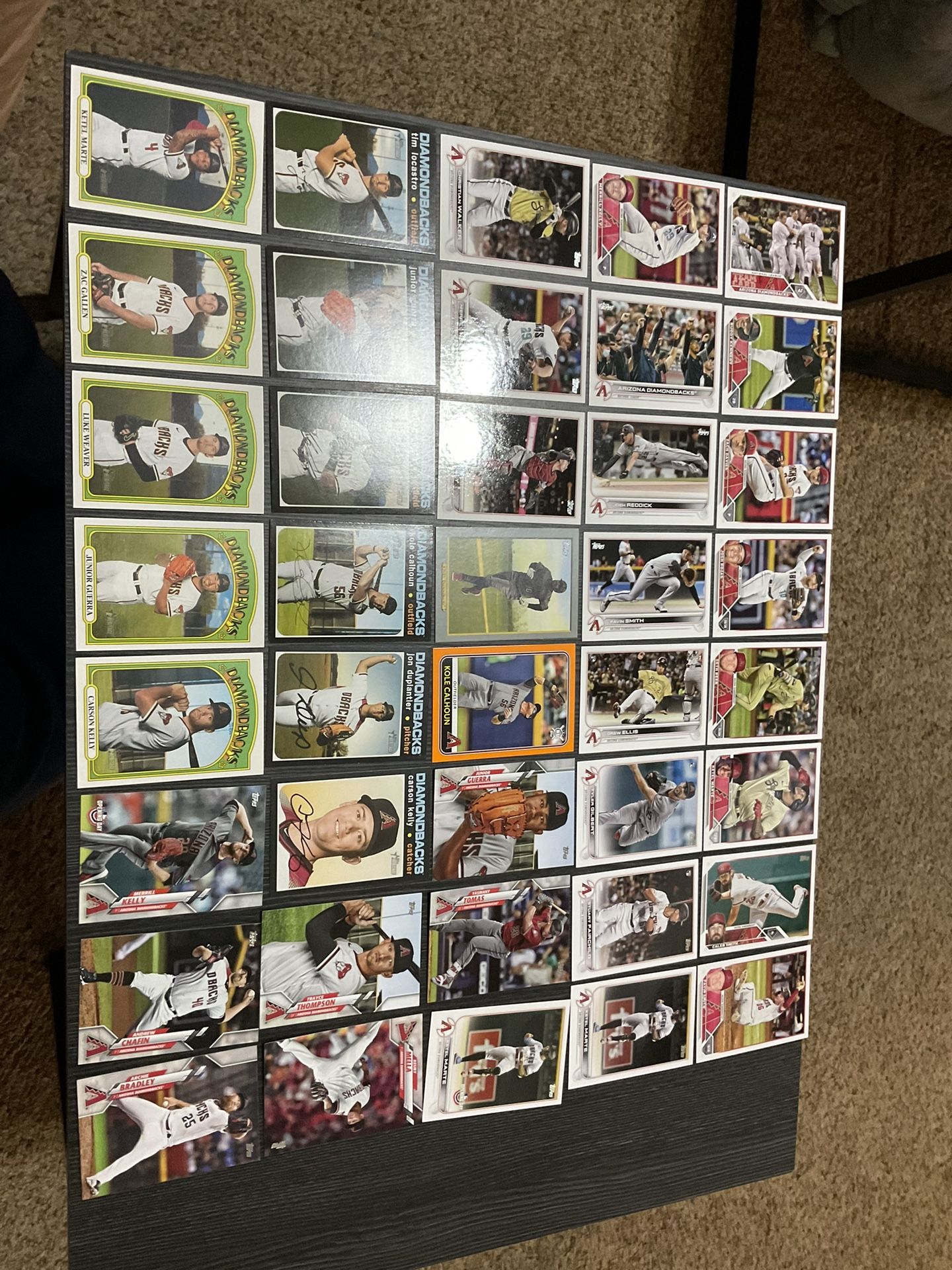 40 Arizona Diamondbacks Baseball Cards 2020 To 2023 With Rookies, Stars
