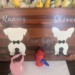 Custom Made Dog Pet Leash Holder