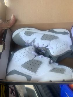 Air Jordan 6 White Grey Sneakers