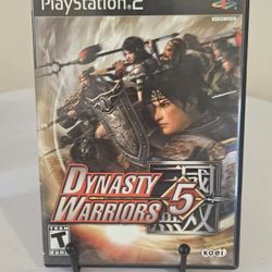 Dynasty Warriors 5 Sony PS2 PlayStation 2 Video Game CIB Complete In Box