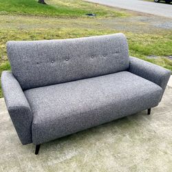 Near New Grey Mcm Style 73" Sofa