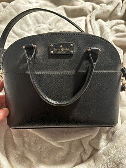 Kate Spade New York Black Leather Satchel
