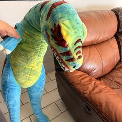 Tall dinosaur stuffed animal