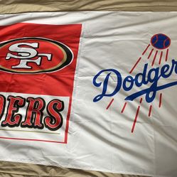 Dodgers/49ers Flag/Banner