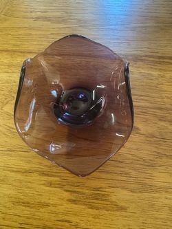 Vintage Viking Style Amethyst Hankerchief bowl
