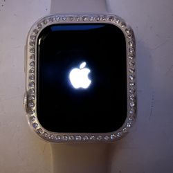 2 pack VEGO Bling Case for Apple Watch Series 7 41mm PC Diamond Crystal Rhinestone Cover Glitter Bumper 