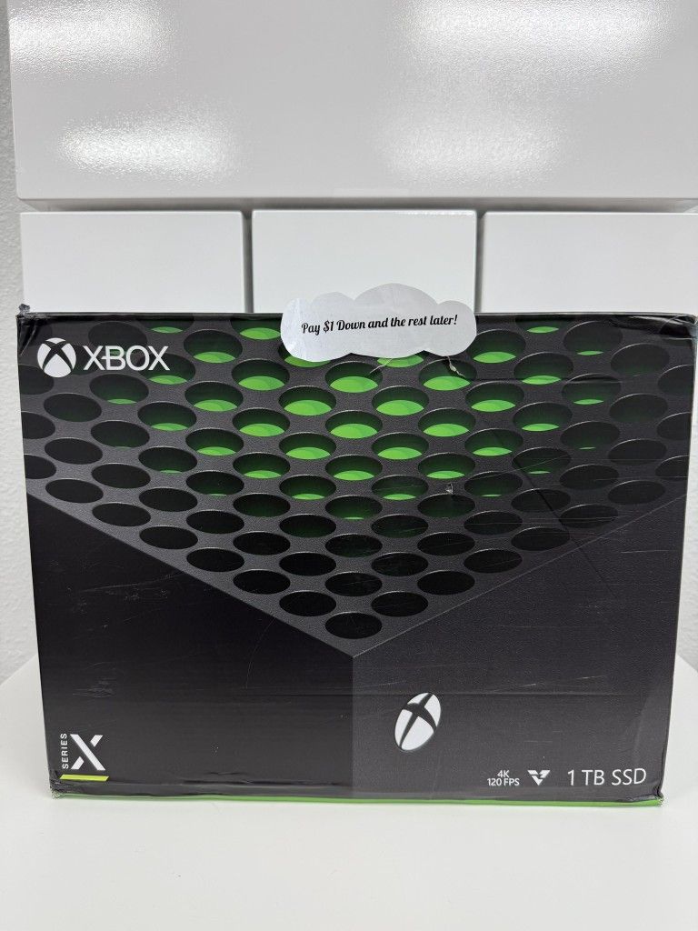 Microsoft Xbox Series X 1TB New Console - Payments Available - Pay $1 Down To take It home
