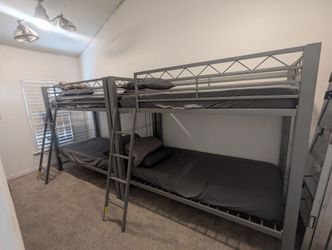 Brand New Twin Bunk Beds And Mattresses