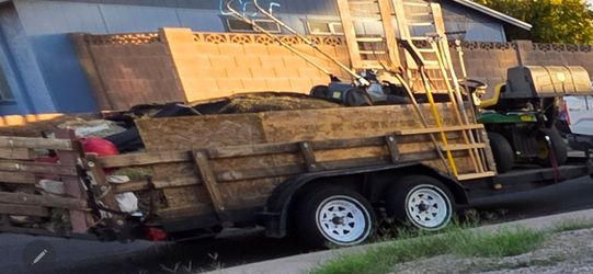 Landscaping ,dump, welding,custome,dualaxle trailer