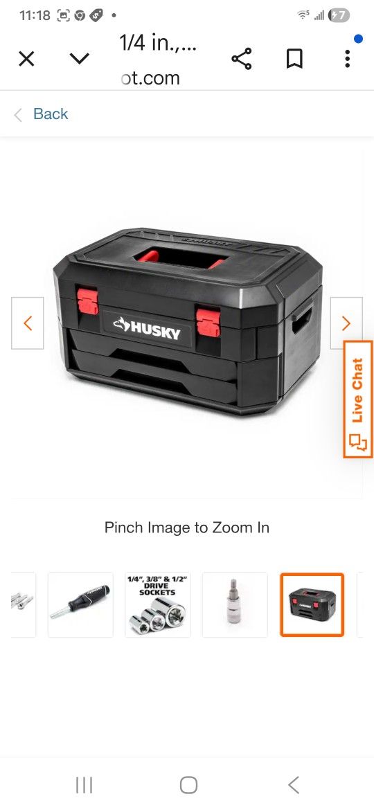 HUSKY BIG BOX RATCHET WRENCH SET 244PC.