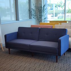 Blue Futon Sofa Bed