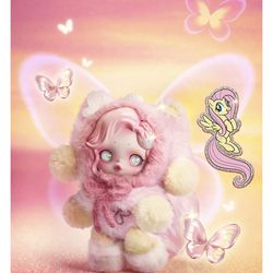 FLUTTERSHY SKULLPANDA x MY LITTLE PONY Plush Doll Pendant